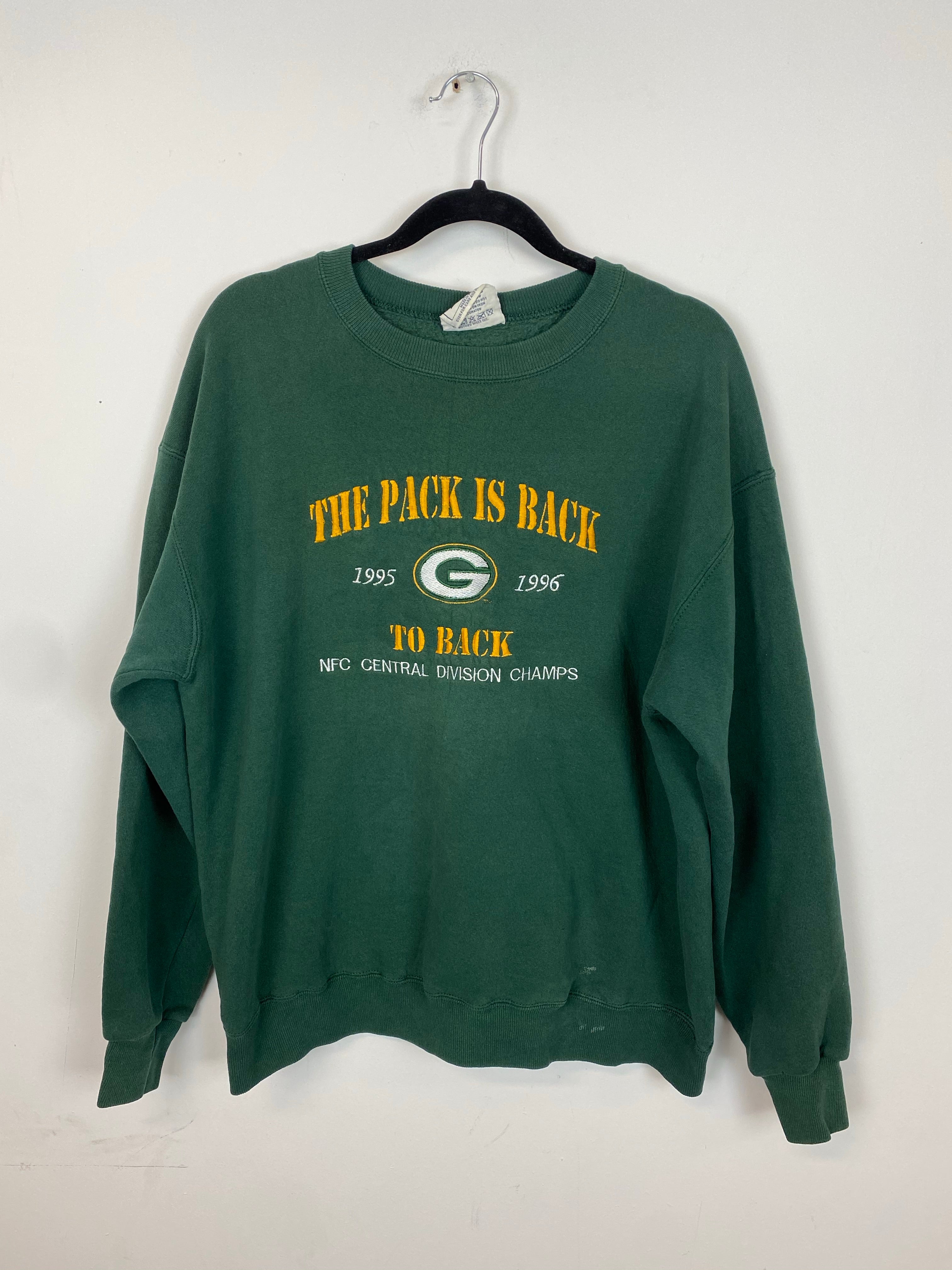 Vintage 1996 Green Bay Packers NFC Division Champions Sweatshirt 