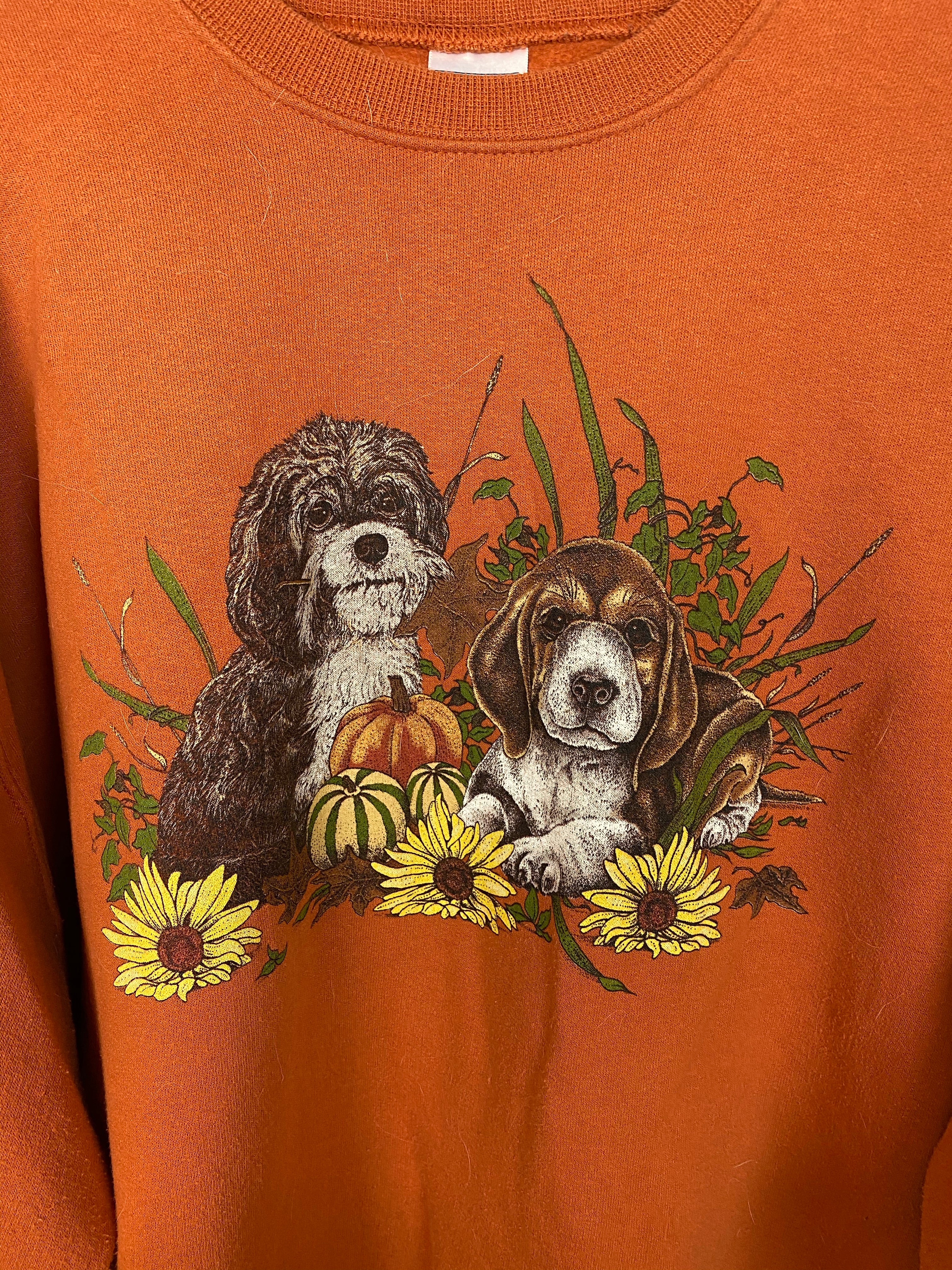 Vintage dog crewneck - M