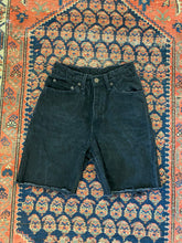 Load image into Gallery viewer, 90s High Waisted Levis Frayed Denim Shorts - 24in