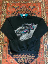 Load image into Gallery viewer, Vintage Front And Back Snowmobile Crewneck - L
