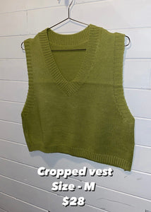 Cropped vest