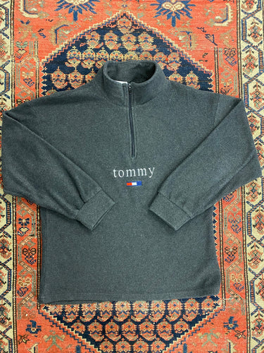 Vintage Tommy Quarter Zip Fleece - S