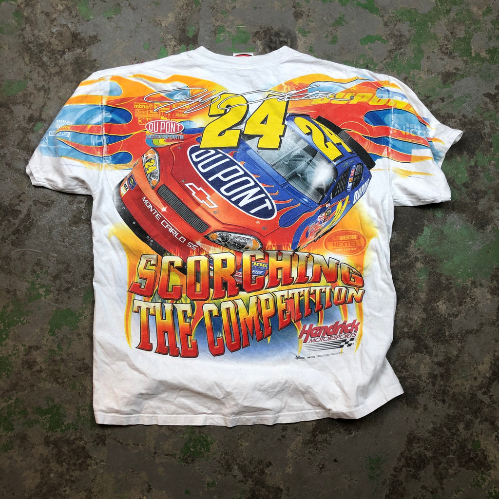 Front and back nascar t shirt