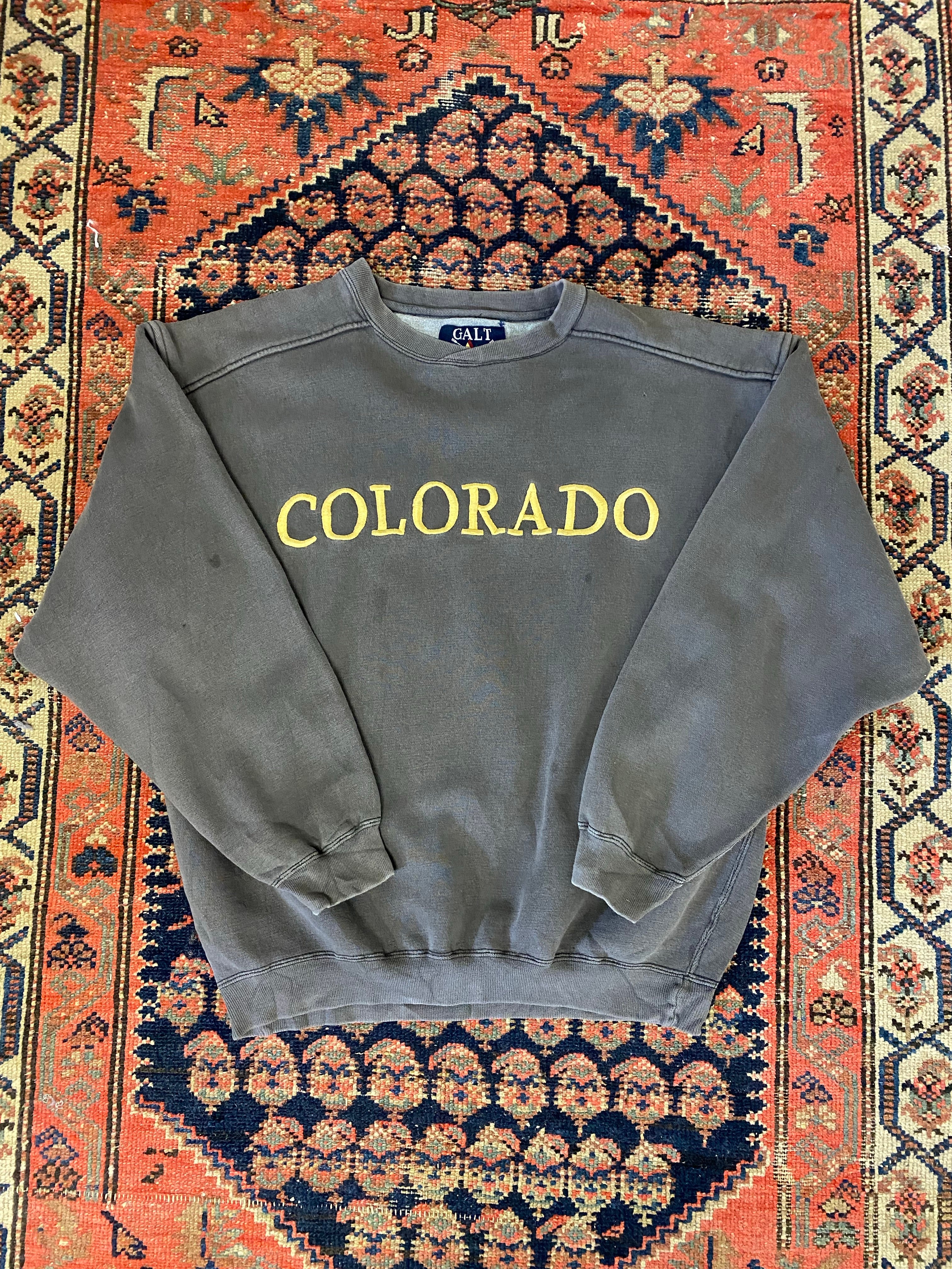 Vintage Embroidered Colorado Crewneck - S