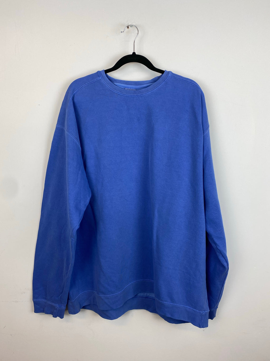 Stone wash blue crewneck - XL