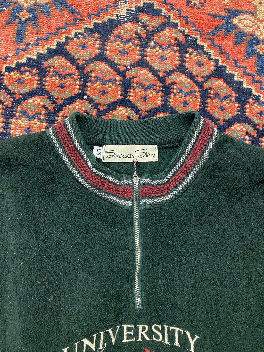 90s Fleece University Of Banff Sweater - M
