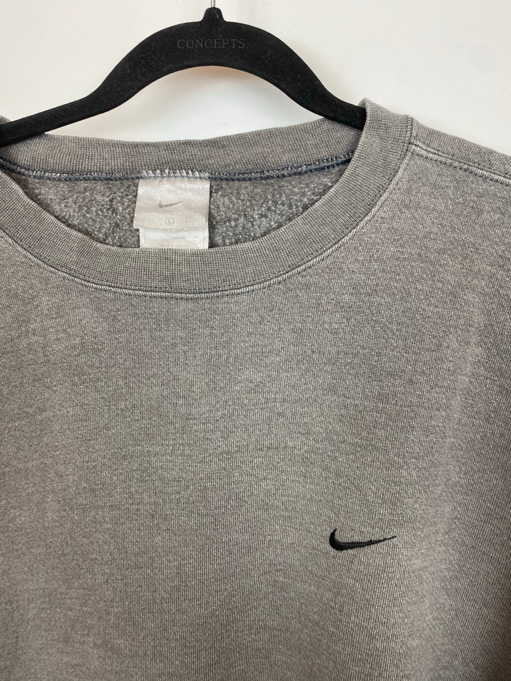 90s Stone Wash Nike Crewneck - L