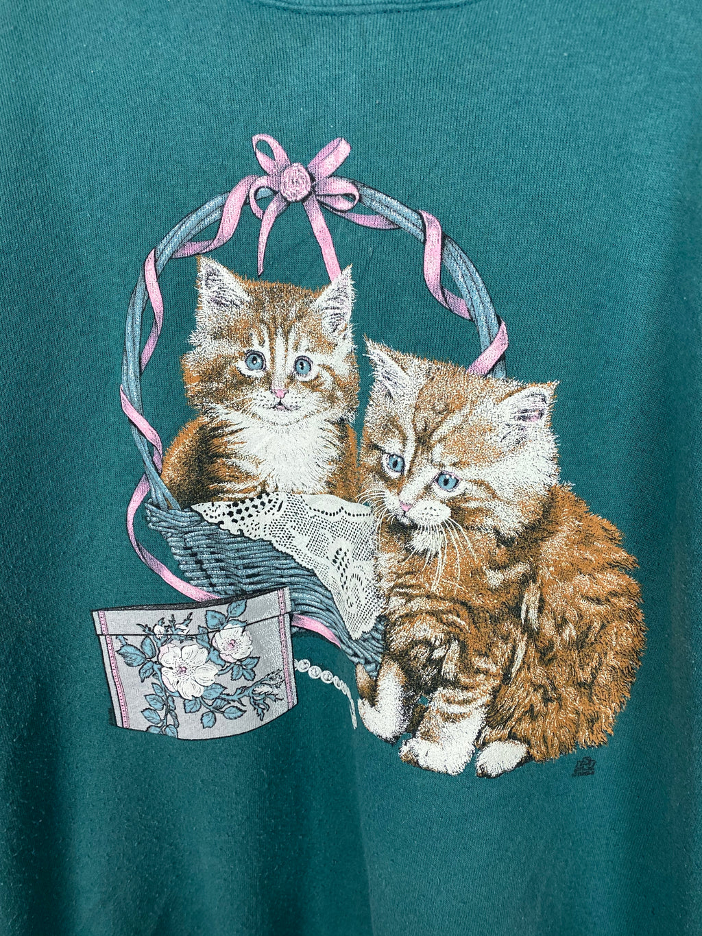 Vintage Cats crewneck - L