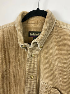 Vintage Timberland Thick Corduroy Button Up - L