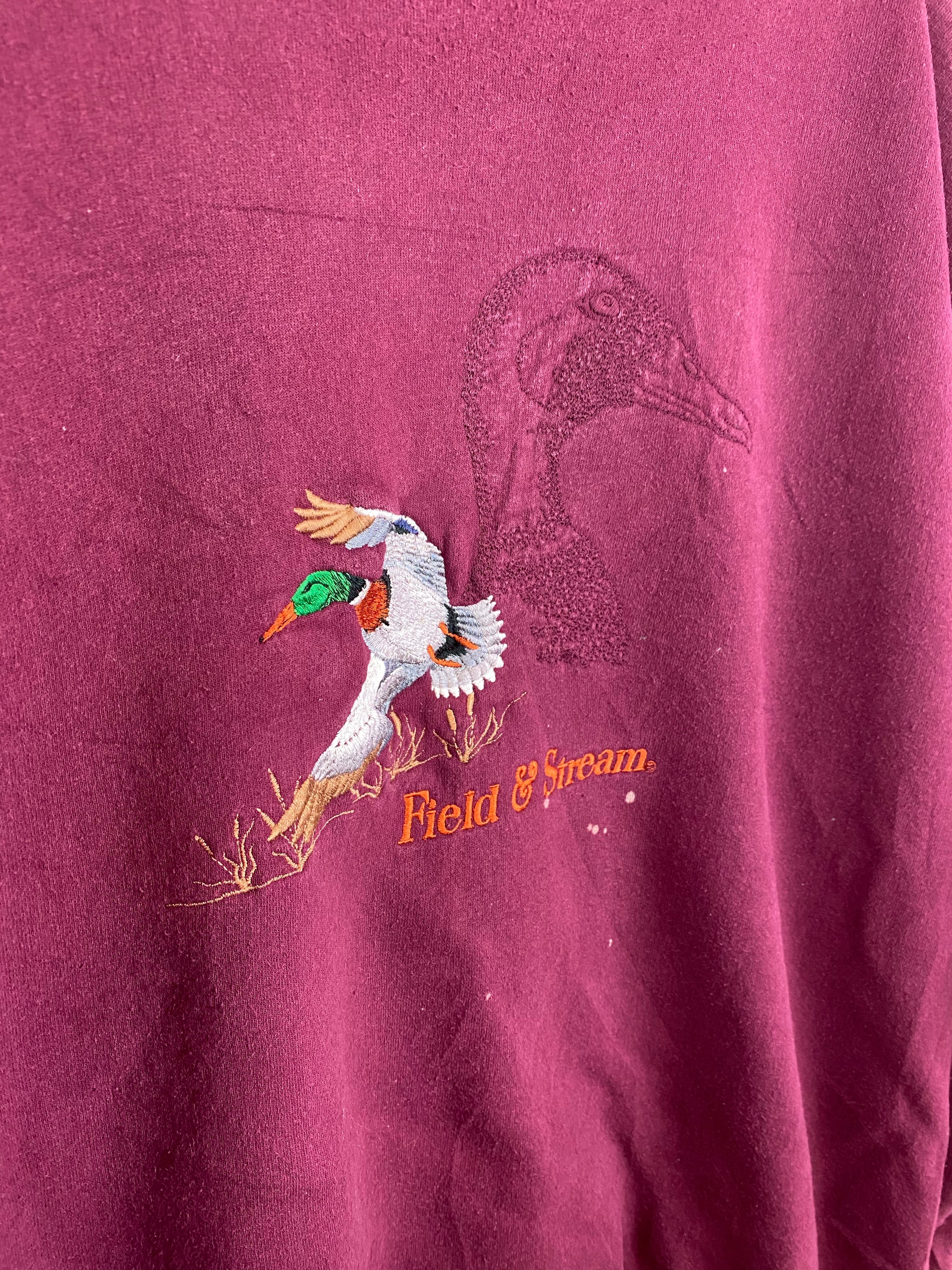 Vintage embroidered Field and Stream crewneck