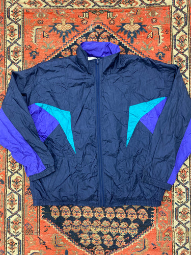 Vintage Windbreaker Jacket - L