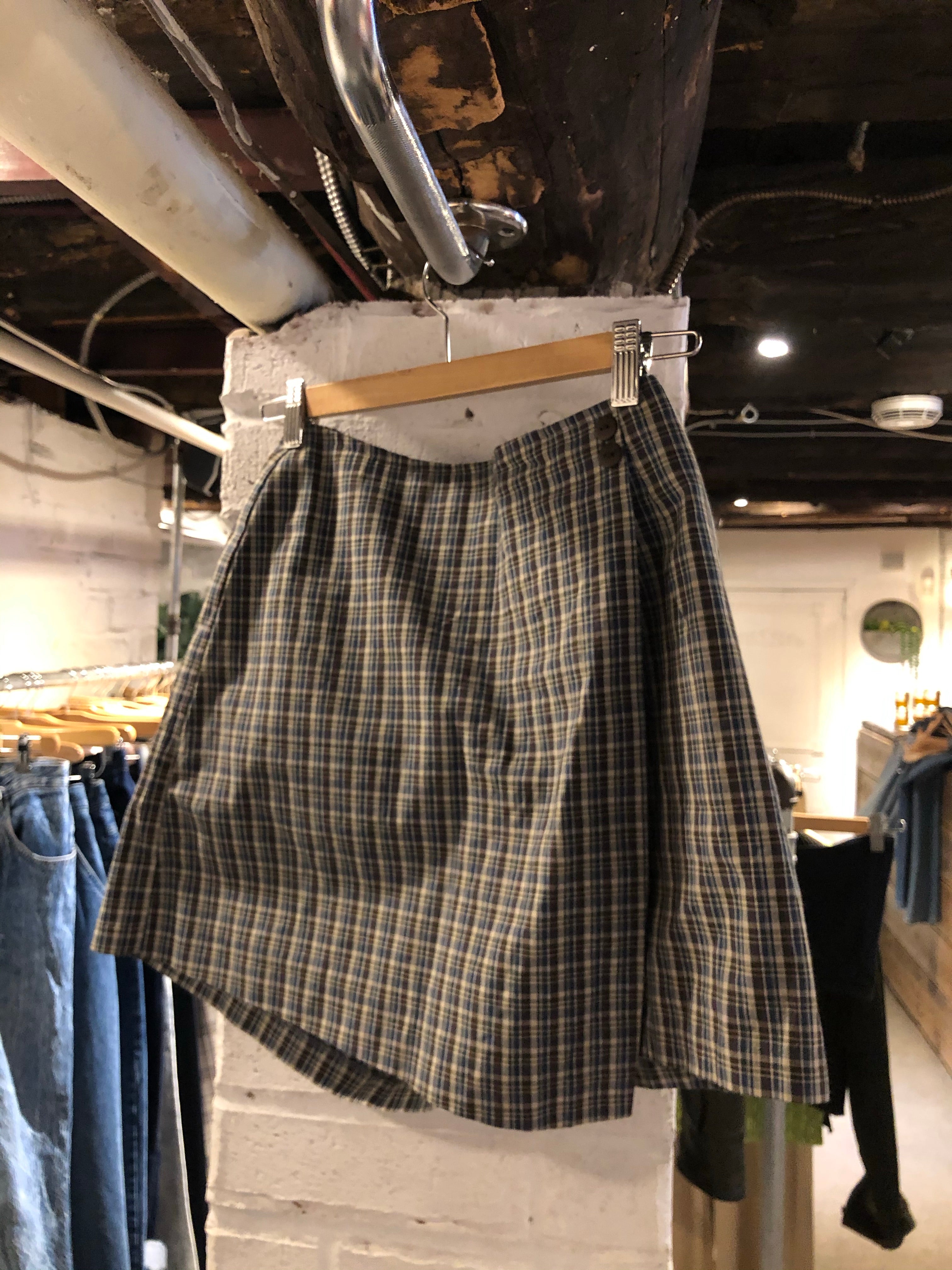 Plaid Skort