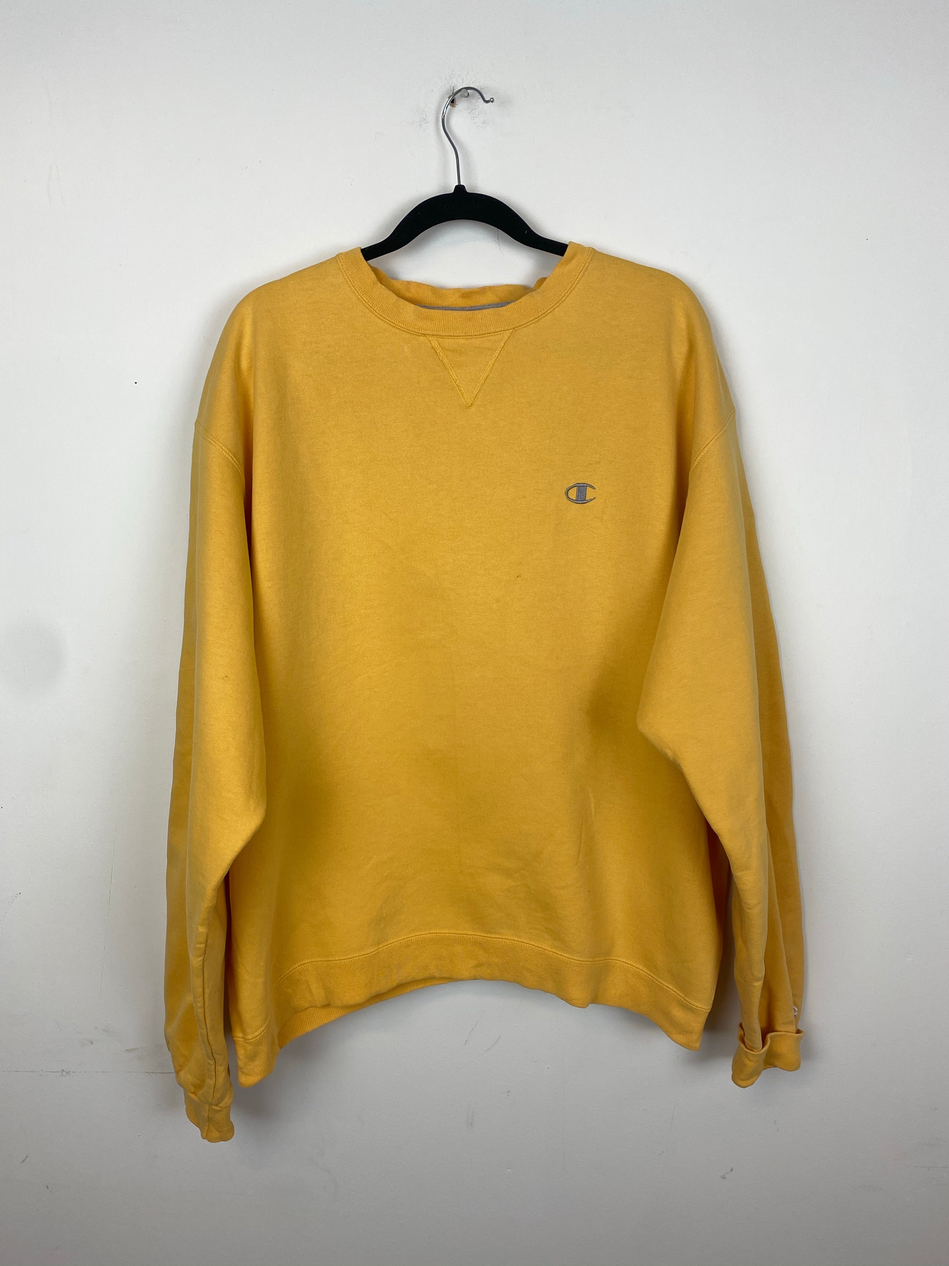 Yellow champion crewneck - M/L