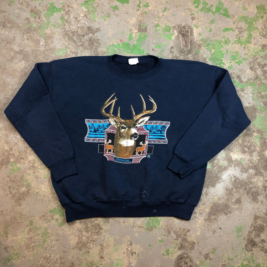 Vintage Whitetail Deer Crewneck