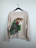 Pink 1990 Buffalo zoo crewneck