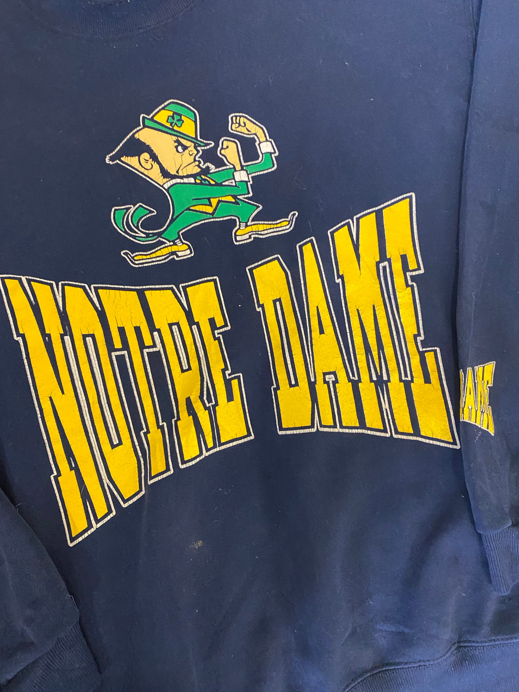 90s Notre Dame Crewneck - M