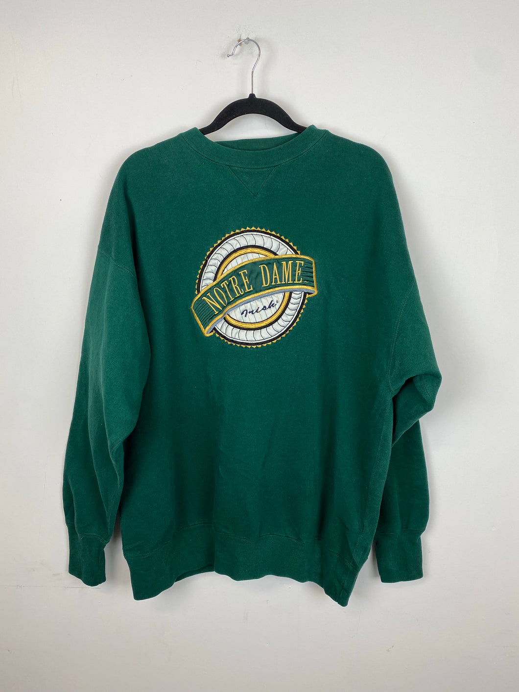 Vintage embroidered Notre Dame crewneck - L/XL