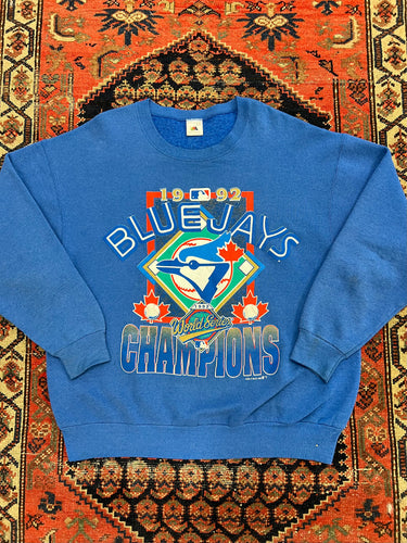 1992 BLUE JAYS CREWNECK - LARGE