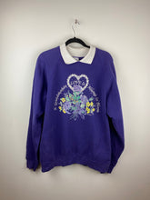 Load image into Gallery viewer, Vintage Grandmothers Love collared crewneck