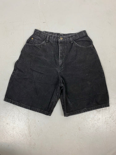 90s Hunt Club hemmed denim shorts - 28in