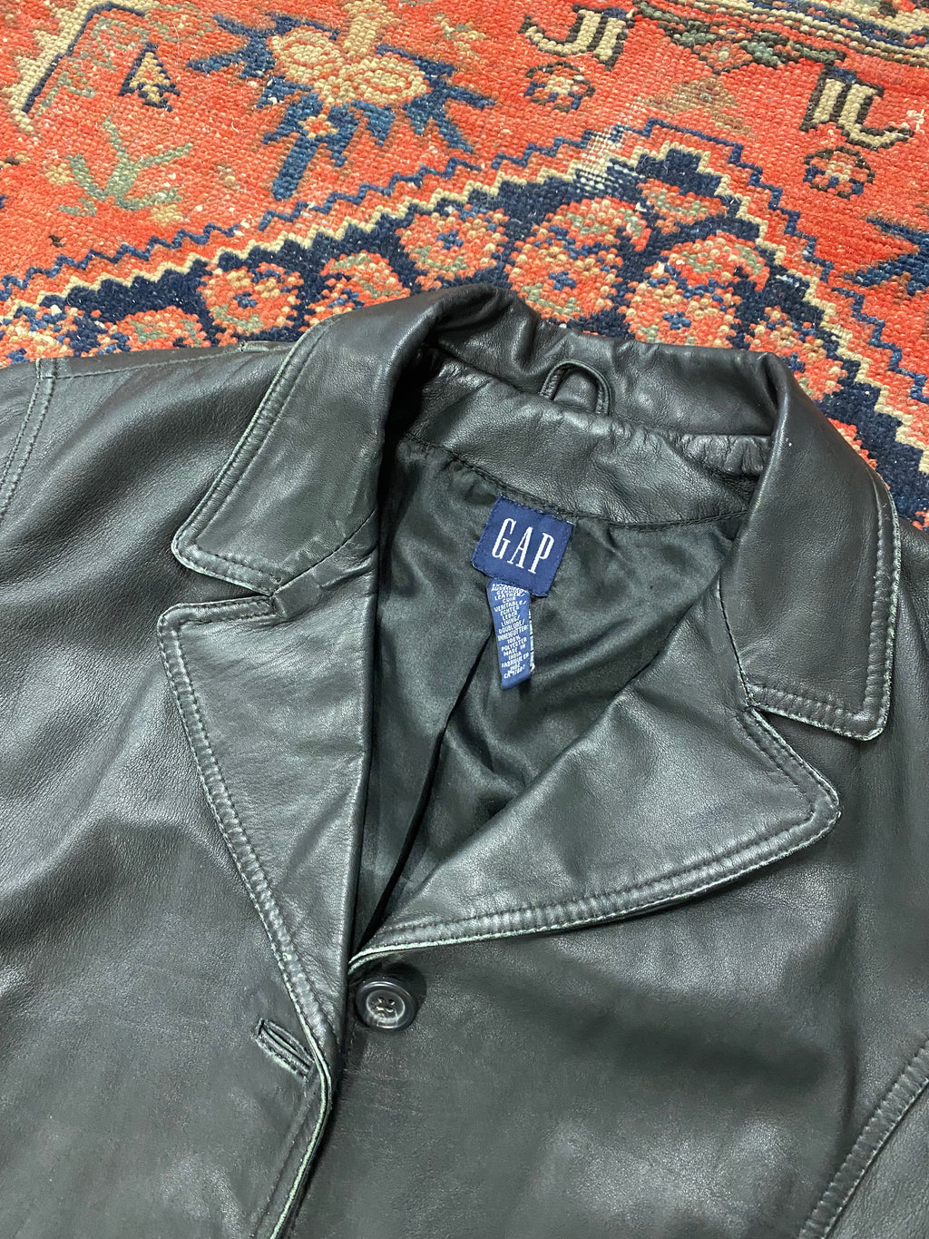 Leather Blazer Jacket