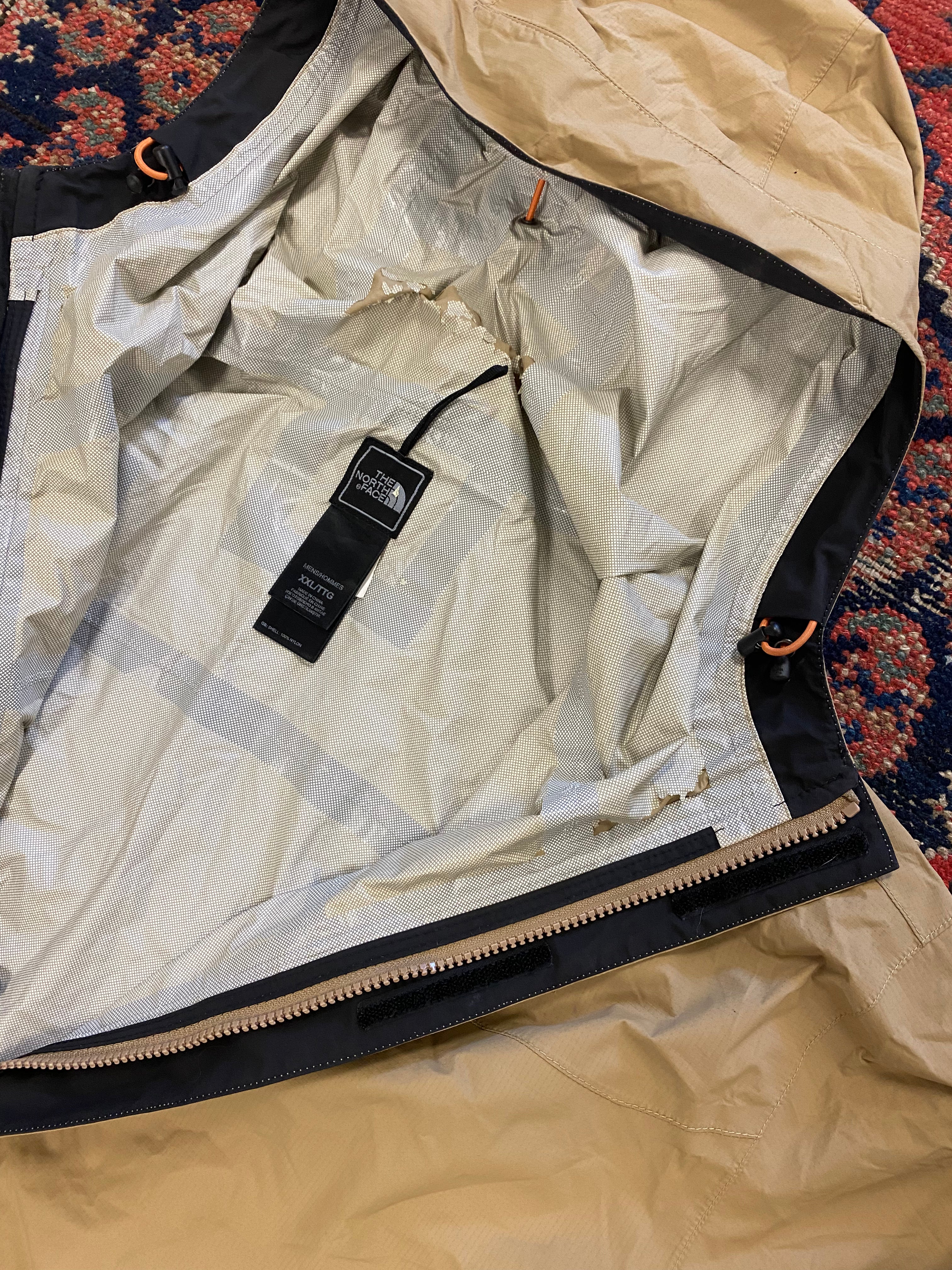 Vintage brown Northface windbreaker - L/XL
