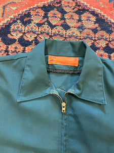 Vintage work jacket with back embroidery - MEns/S-m