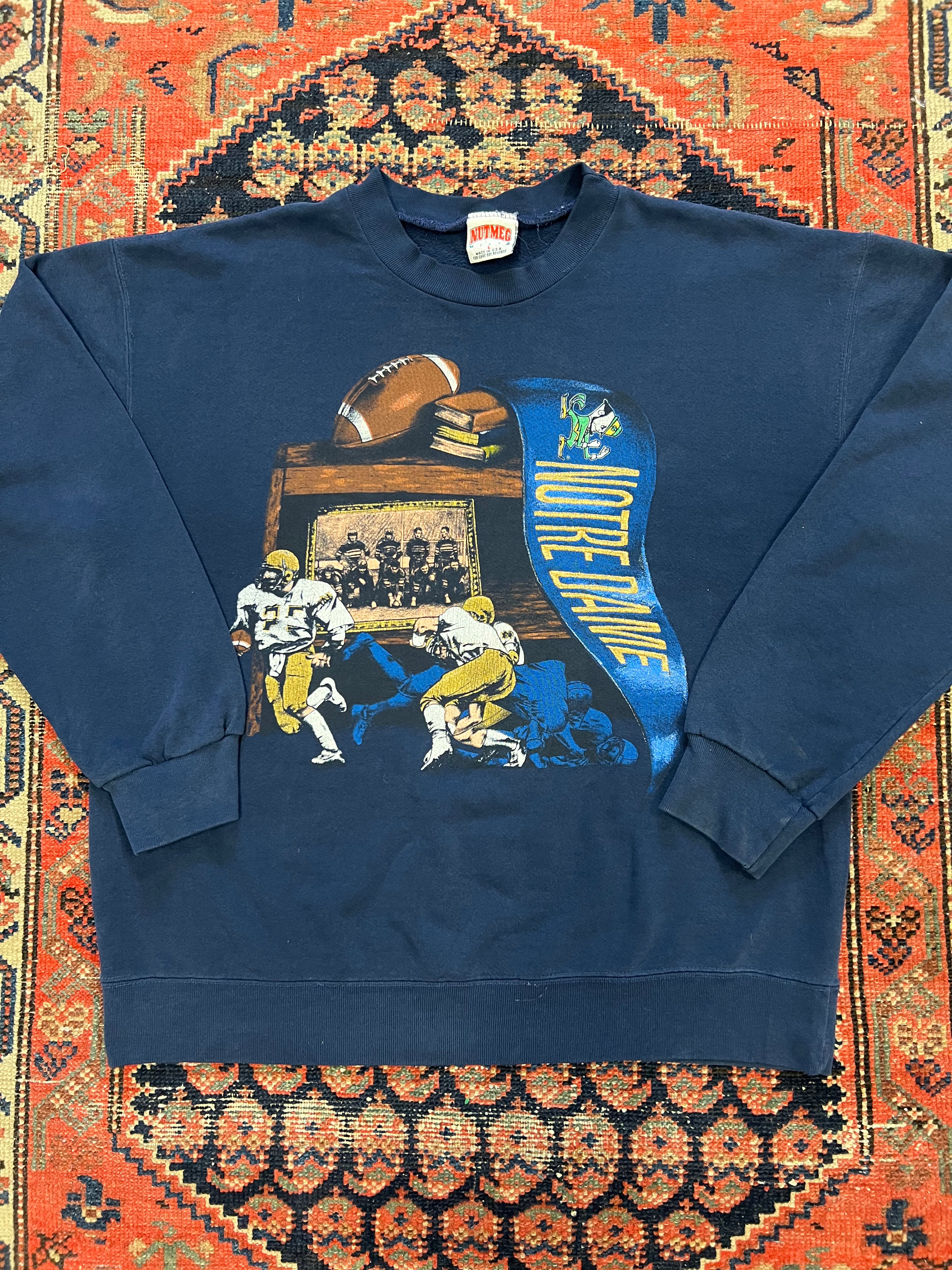 VINTAGE NOTRE DAME CREWNECK - MEDIUM