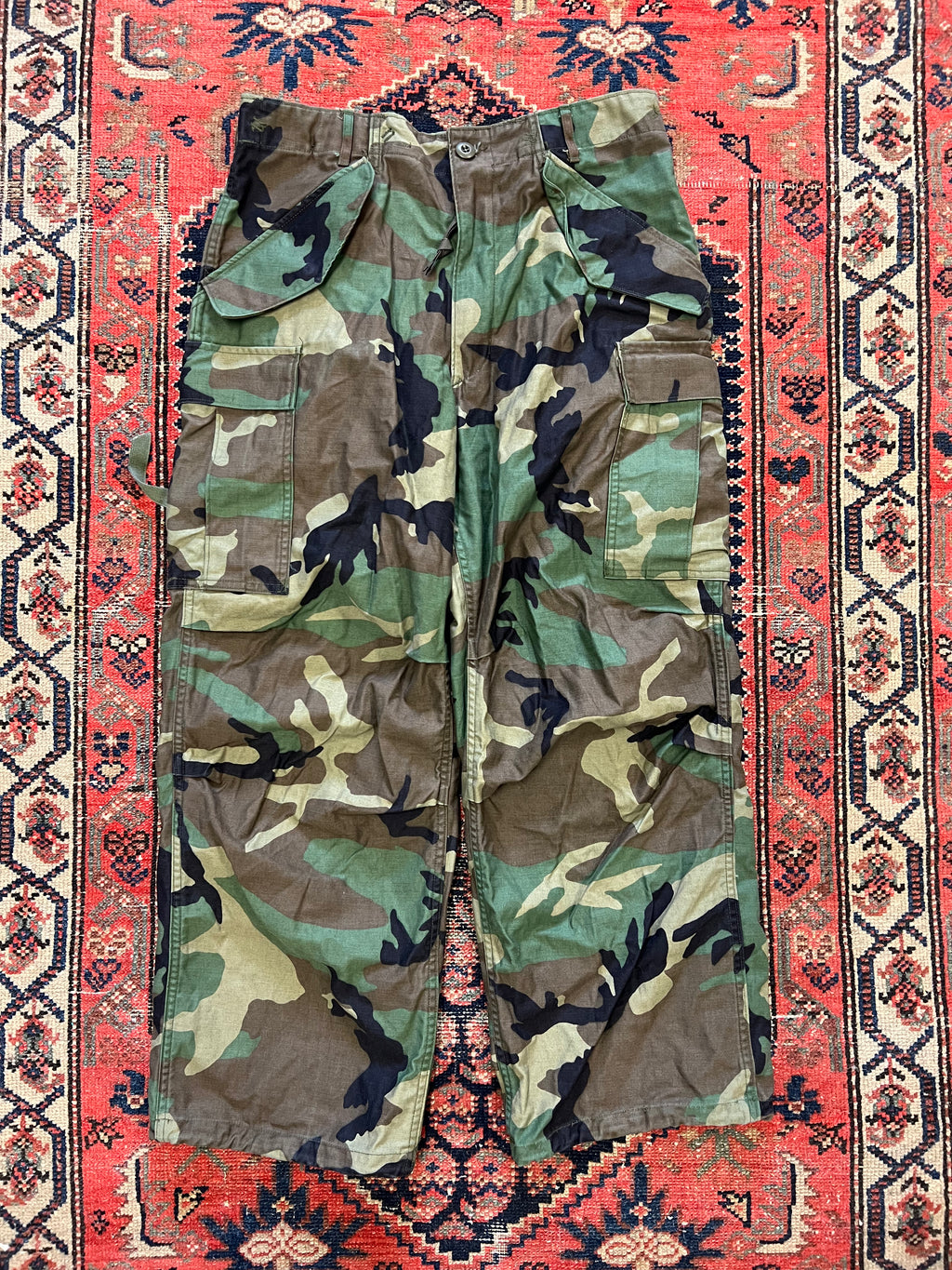 VINTAGE CAMO PANTS - 32IN/W