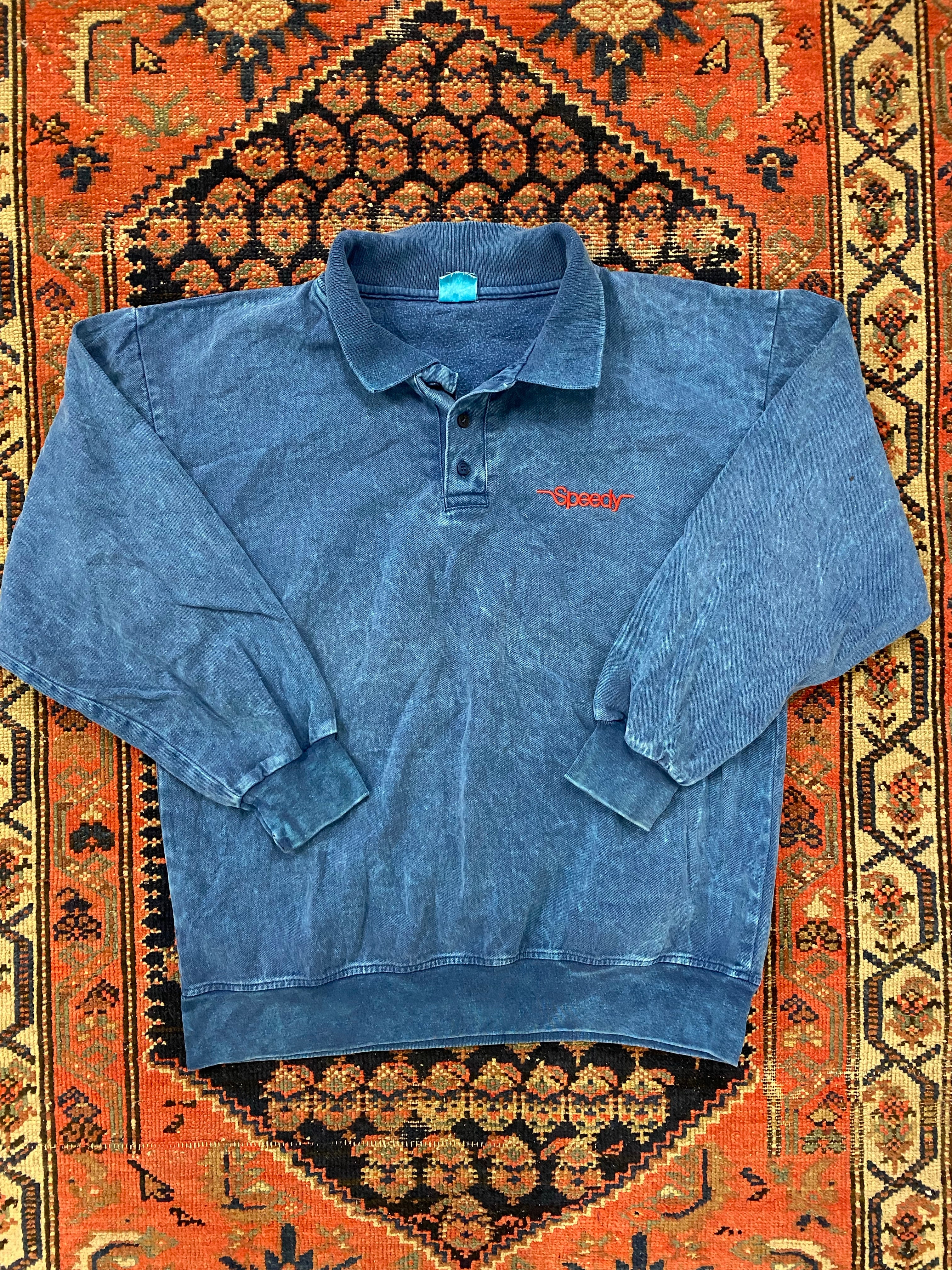 Vintage Speedy Collared Crewneck - M