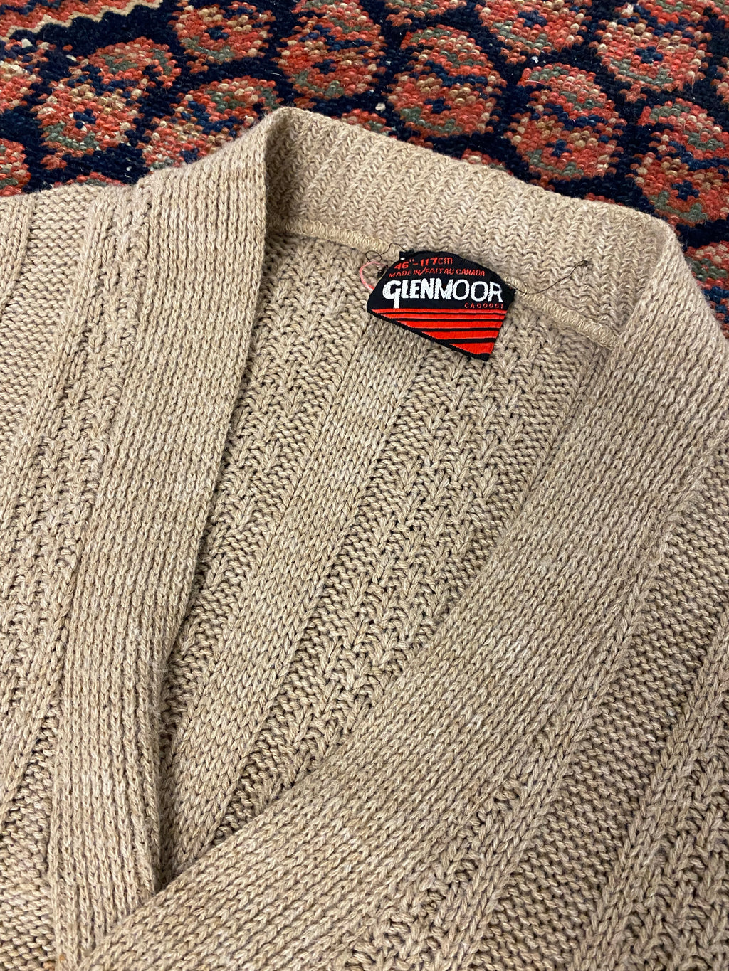 Vintage Knitted Cardigan - L