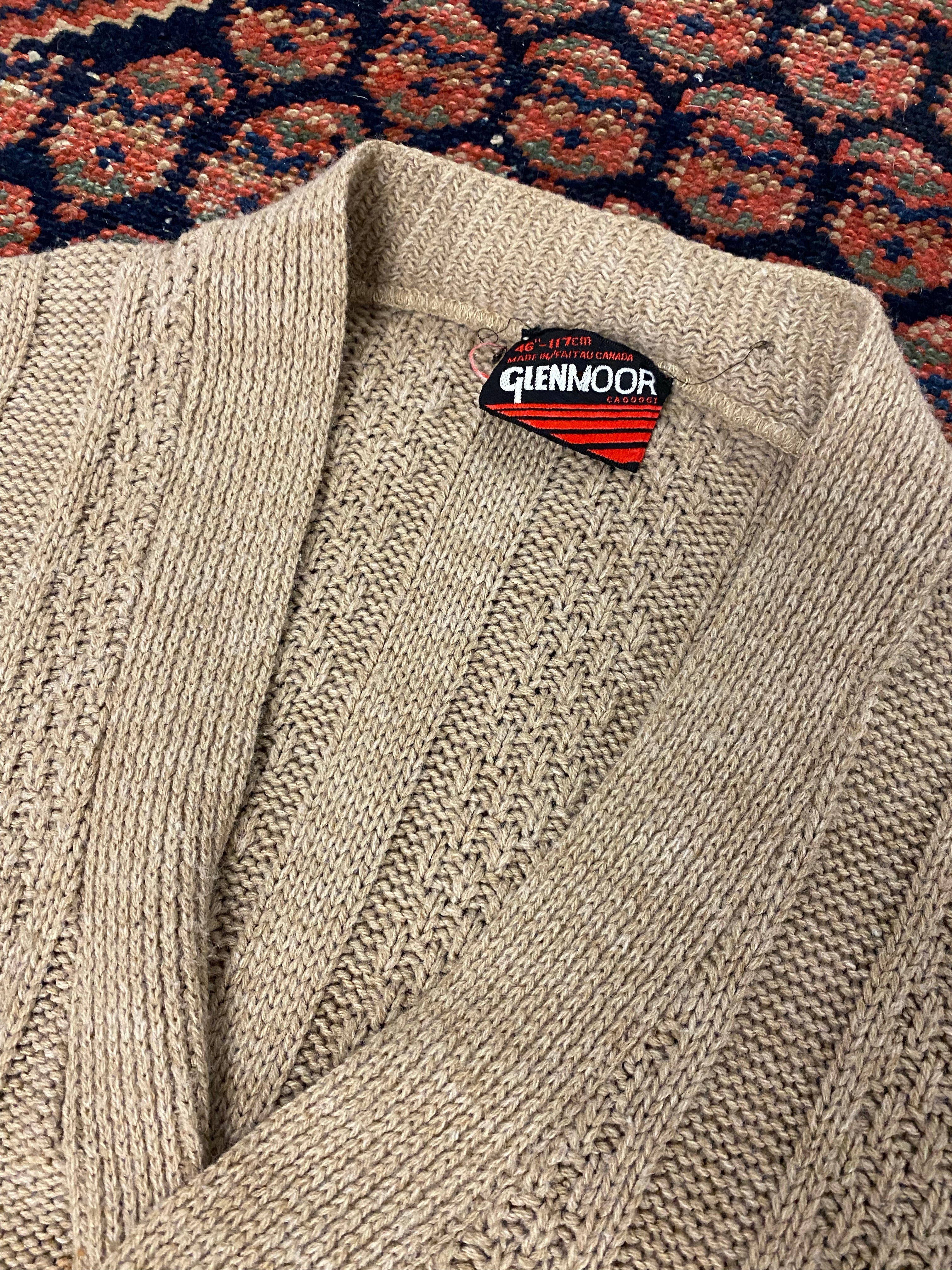 Vintage Knitted Cardigan - L