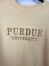 Load image into Gallery viewer, Vintage embroidered Purdue university crewneck - M/L