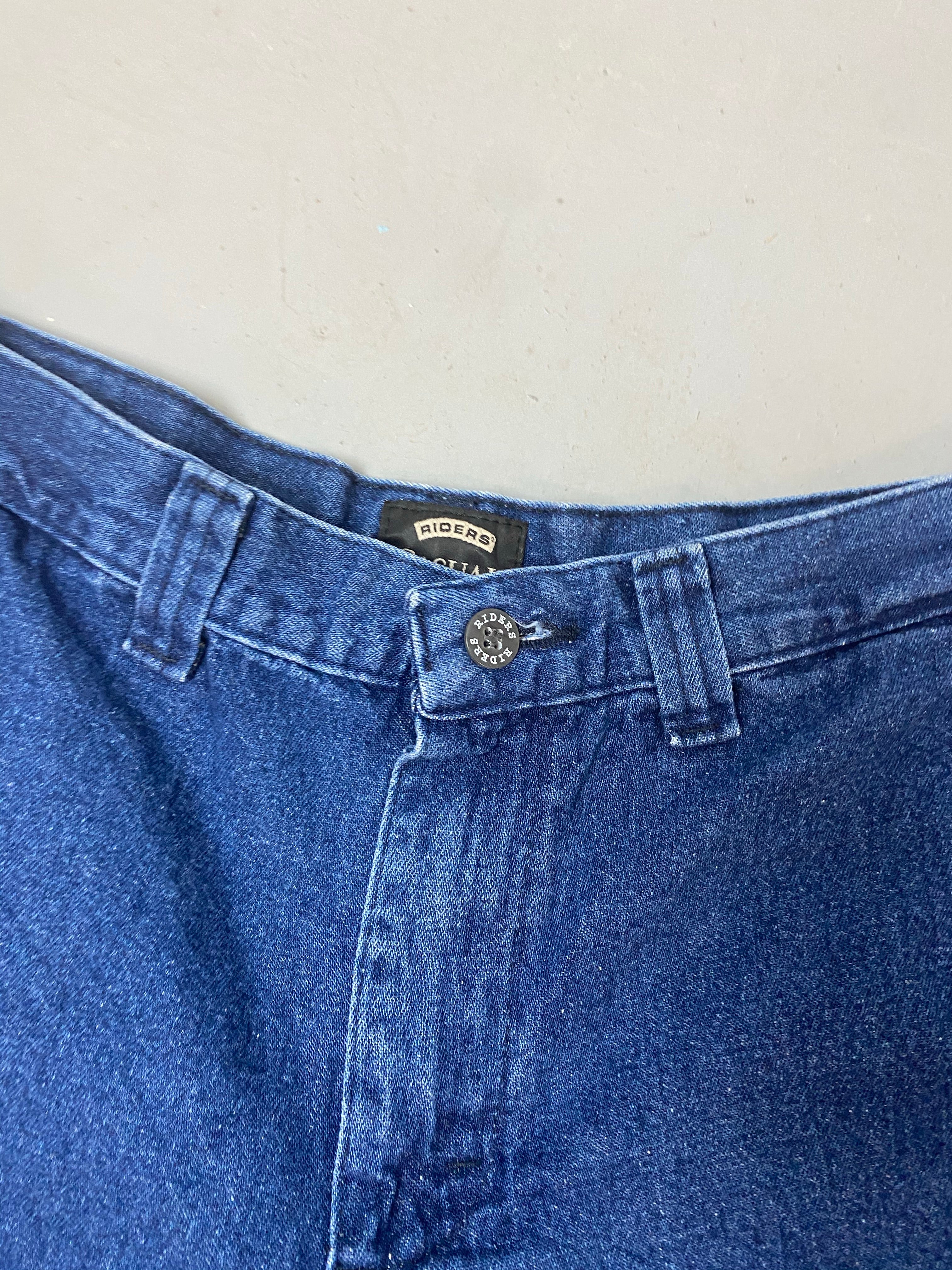 Vintage High Waisted Rider Shorts - 28in