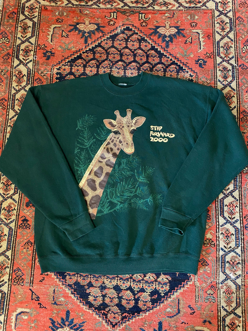 2000s Zoo Animal Crewneck - L