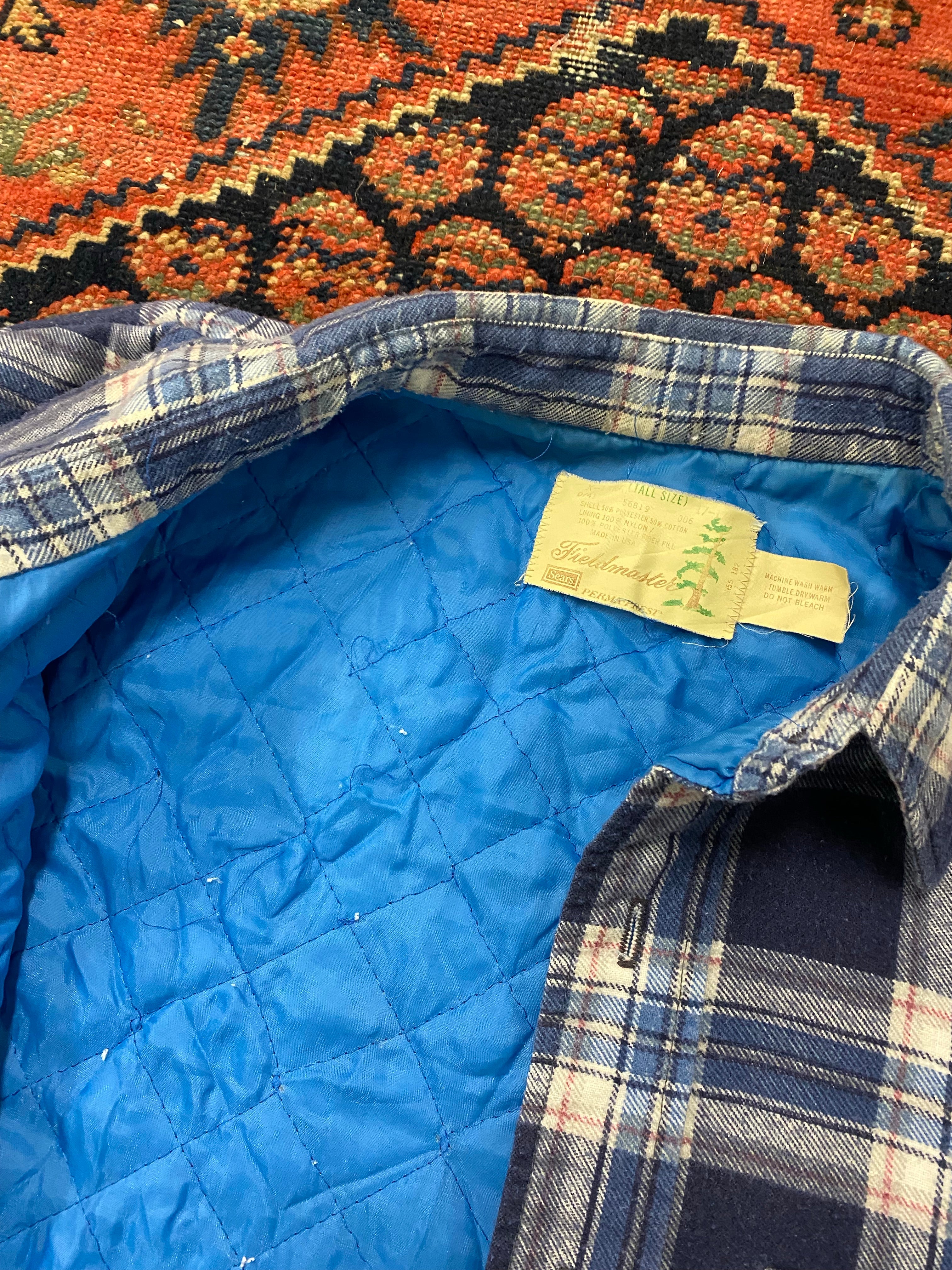 Vintage Lined Plaid - L