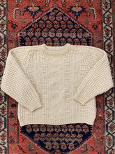 Load image into Gallery viewer, Vintage Wool Cable Knit Sweater - S