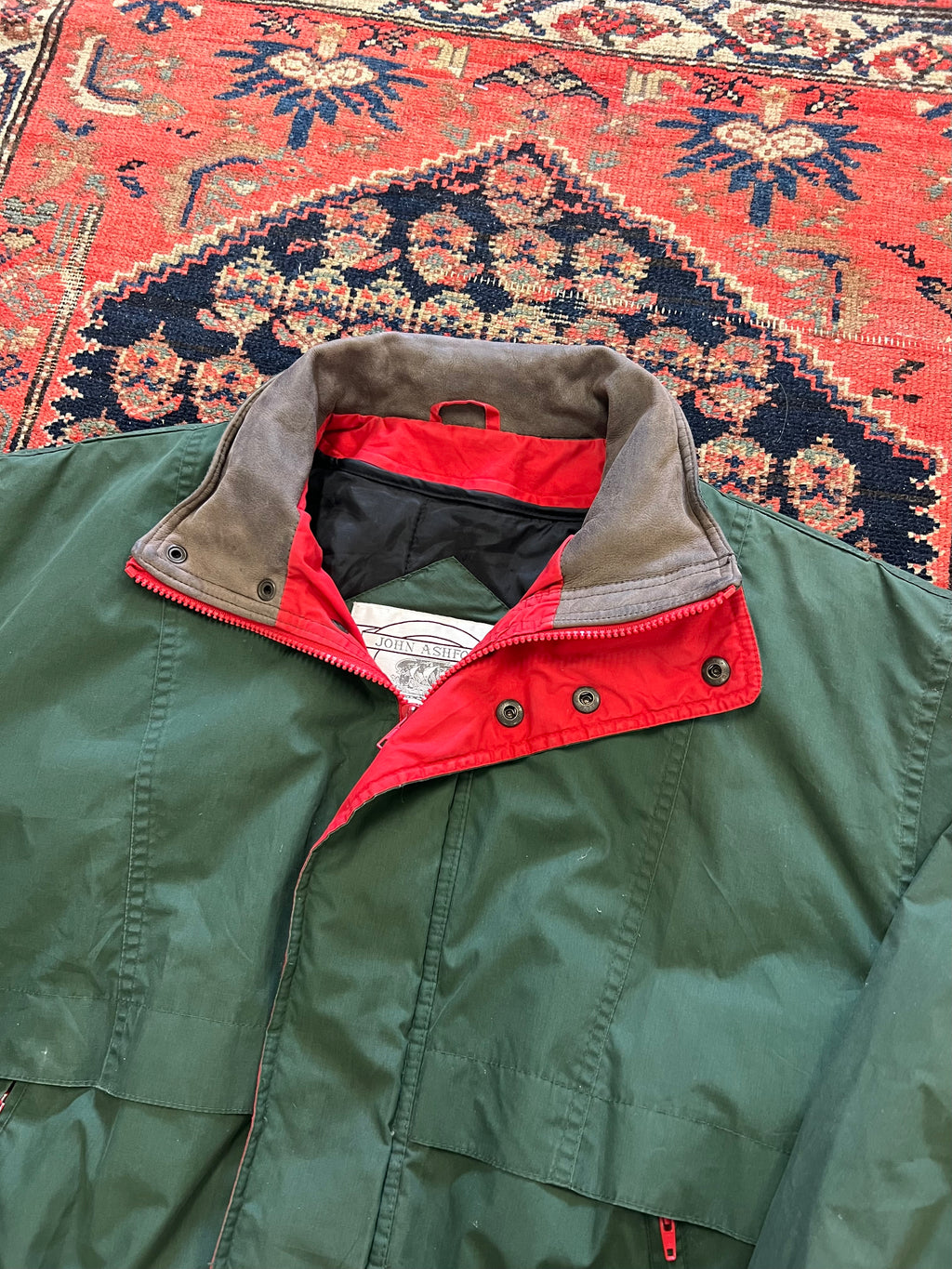 VINTAGE SUEDE COLLARED JACKET - S/M