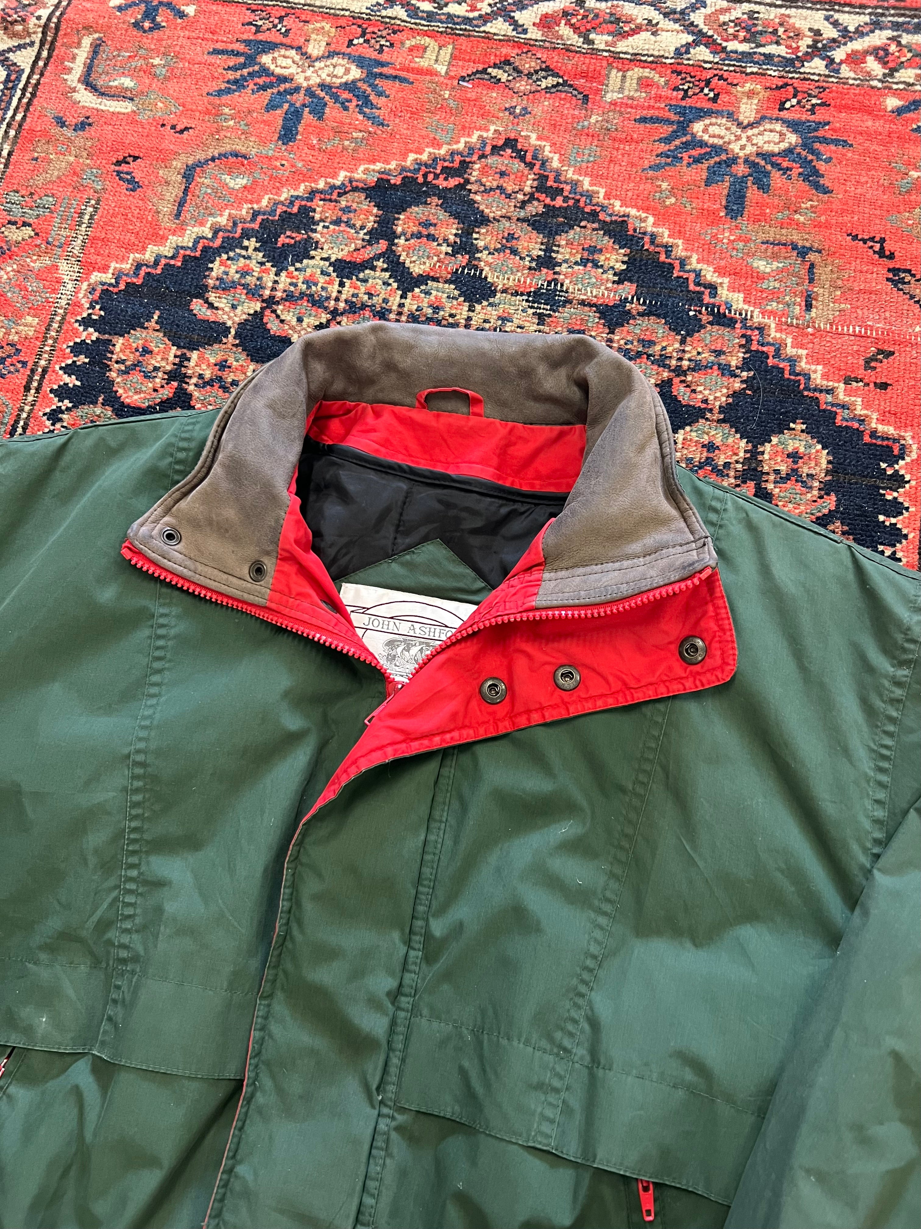 VINTAGE SUEDE COLLARED JACKET - S/M