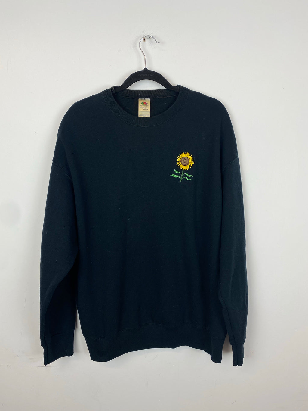 90s embroidered Daisy crewneck - L