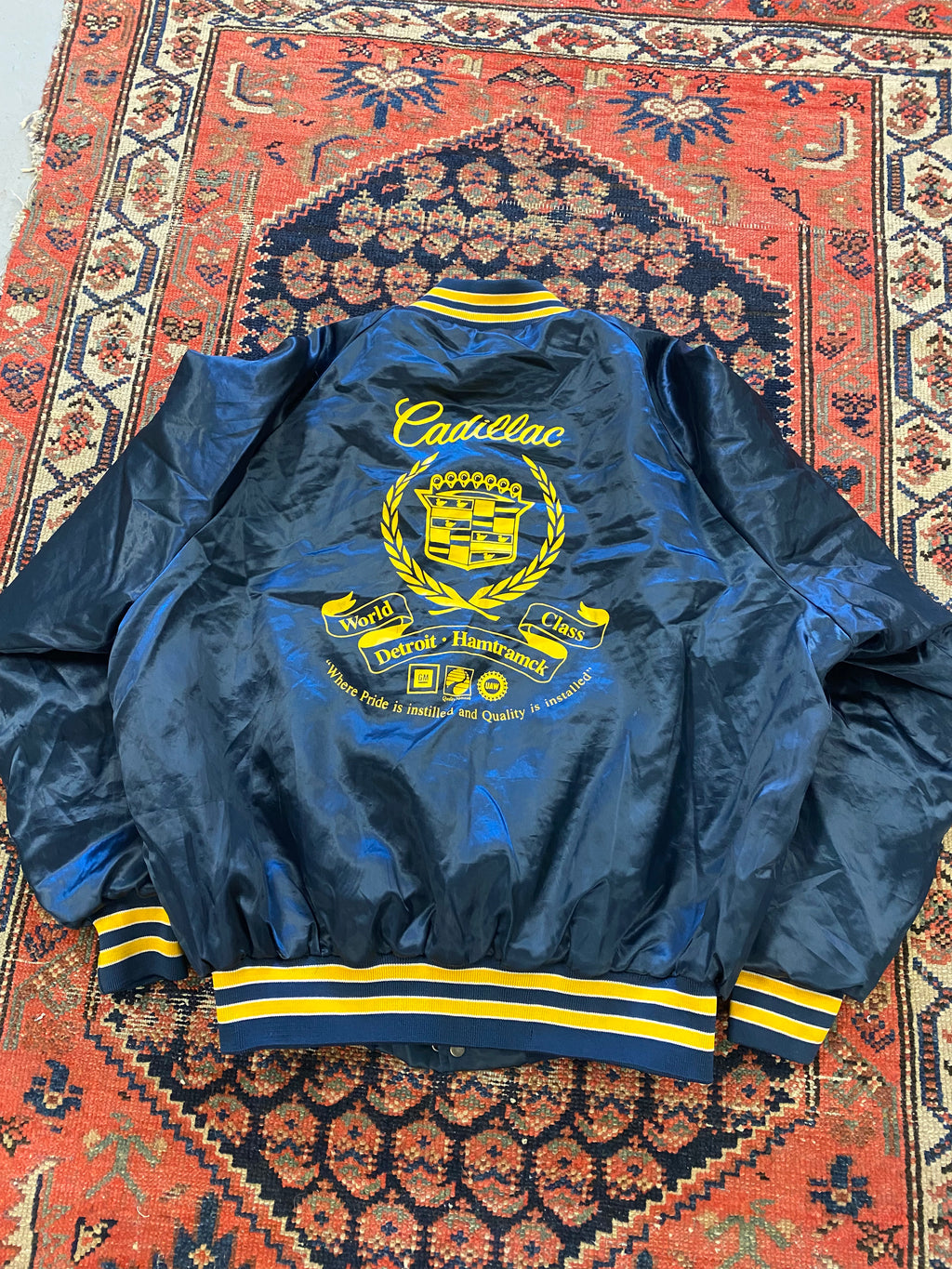 Vintage Cadillac Satin jacket - M