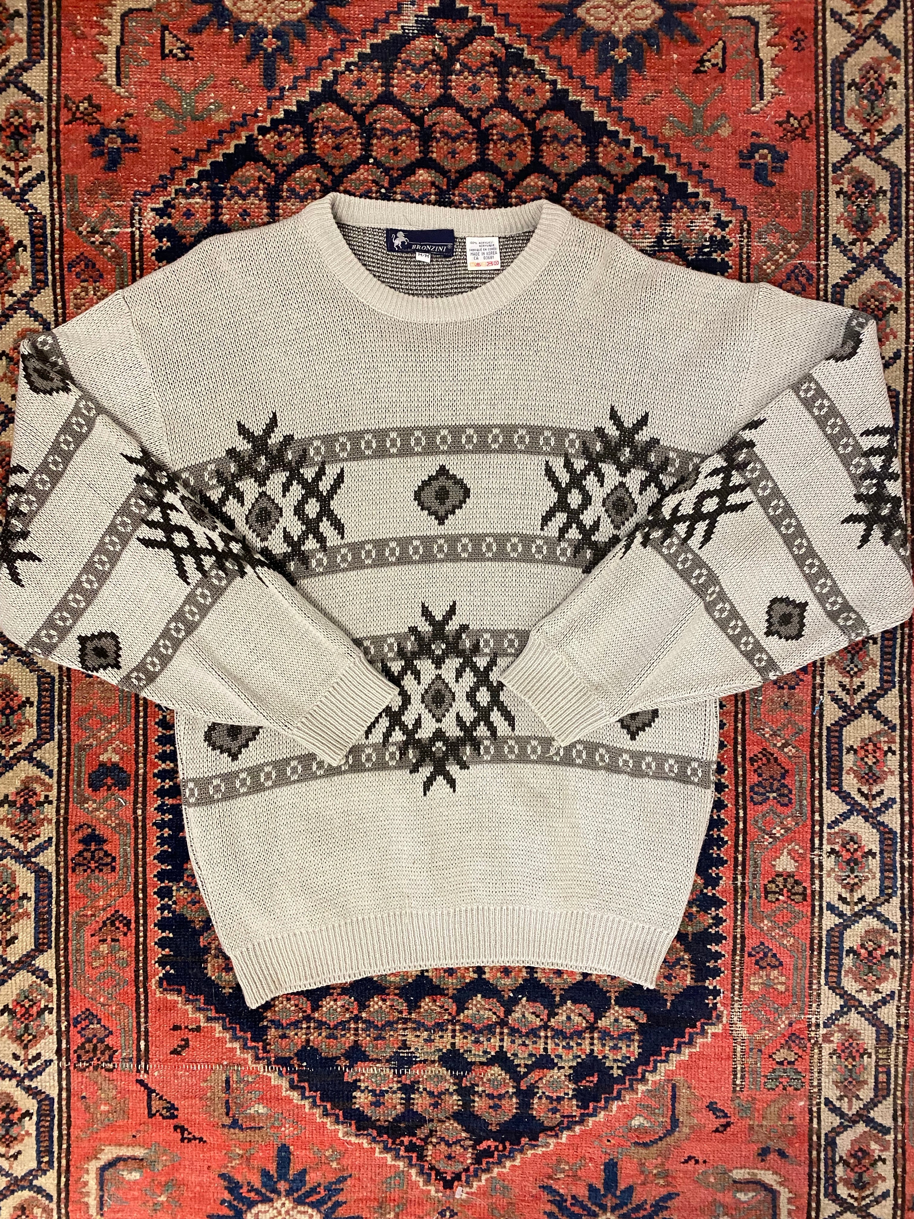 90s Knit Crewneck - L