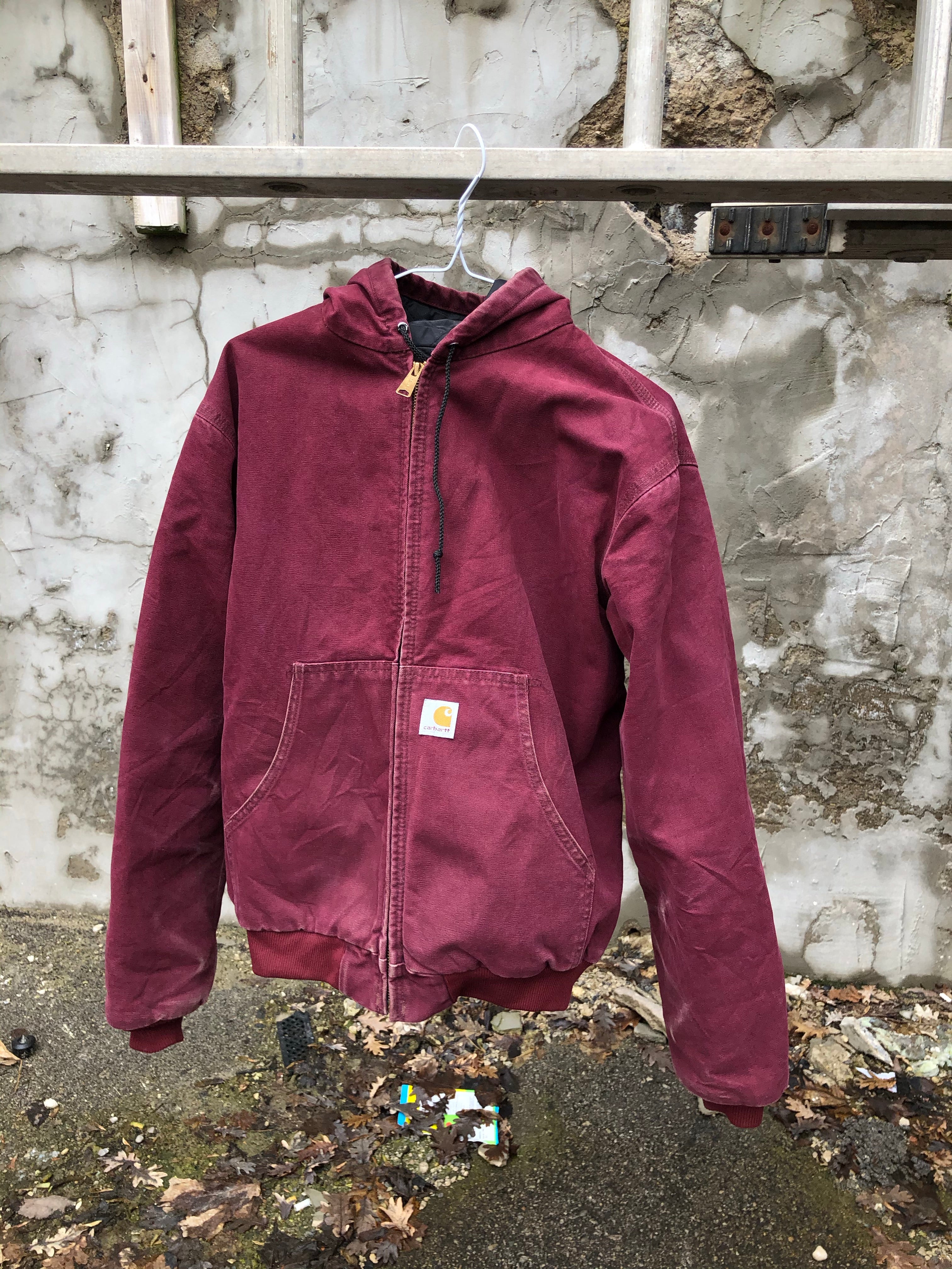 Burgundy Carhartt Jacket