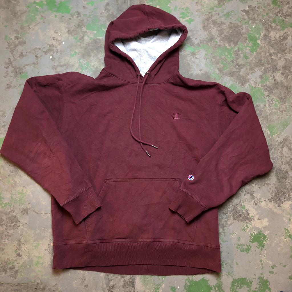 Burgundy champion hoodie