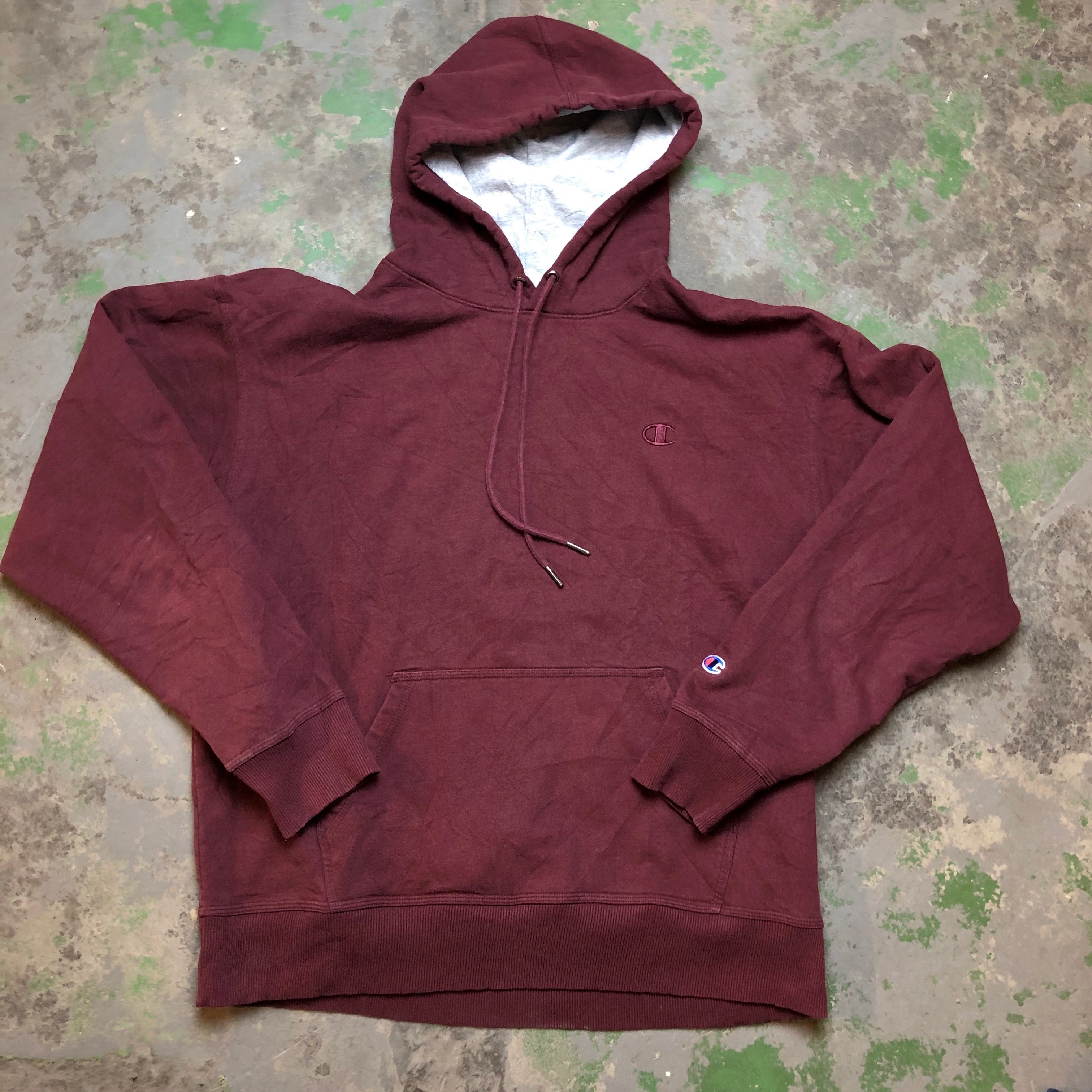 Burgundy champion hoodie