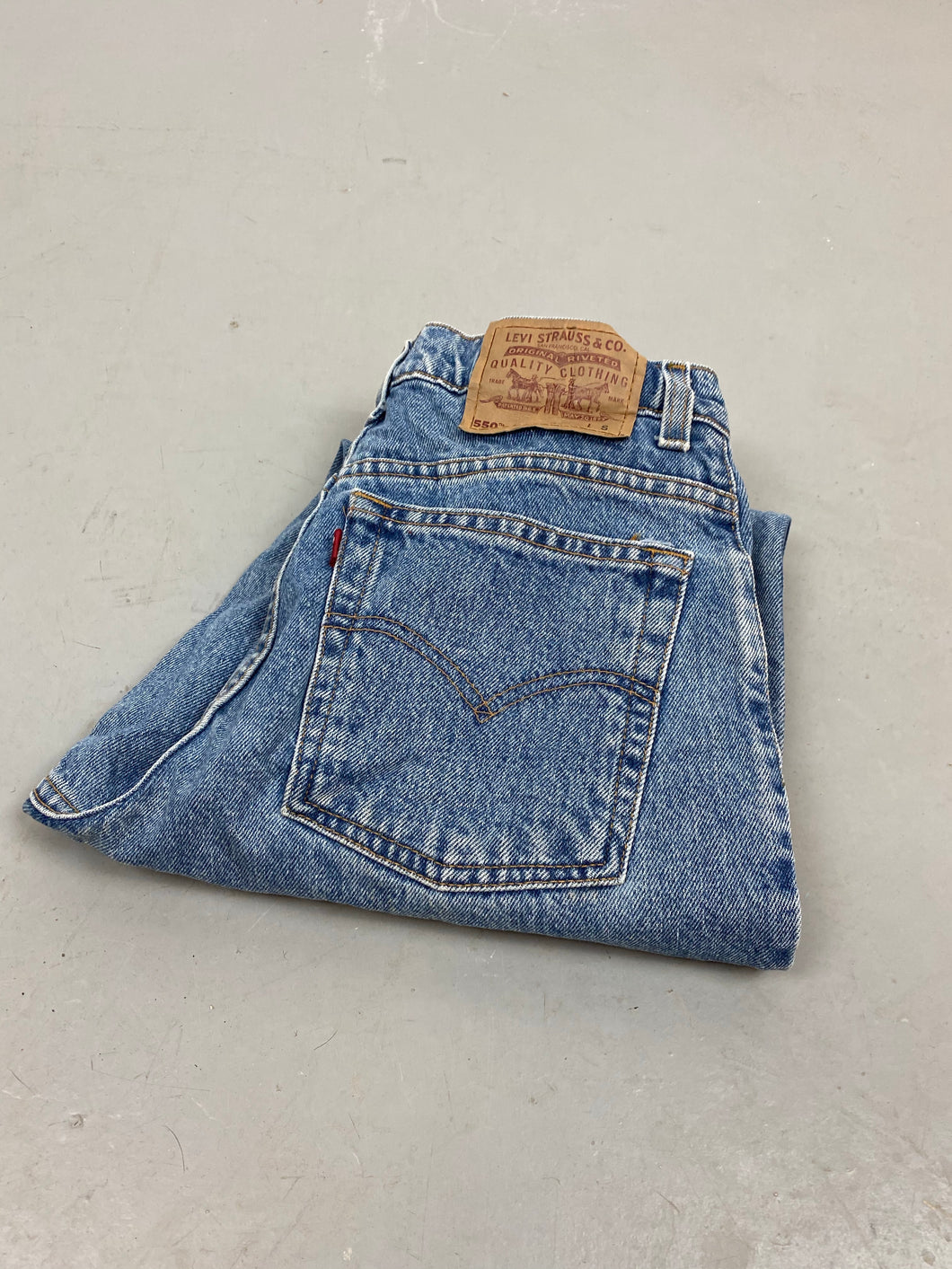 90s Fitted high waisted Levi’s denim