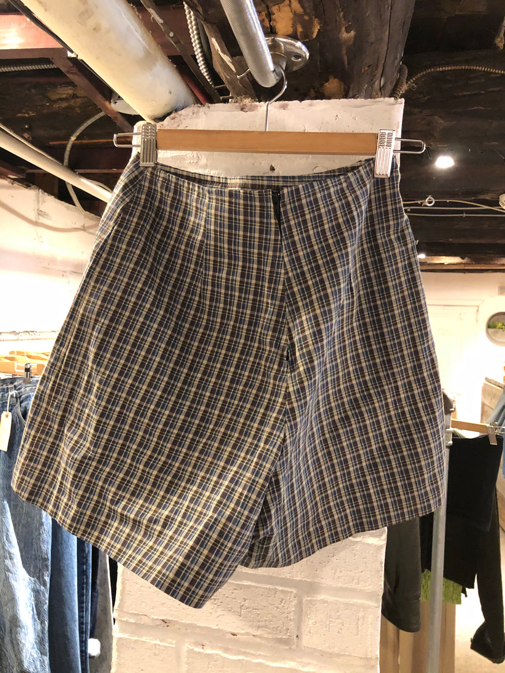 Plaid Skort