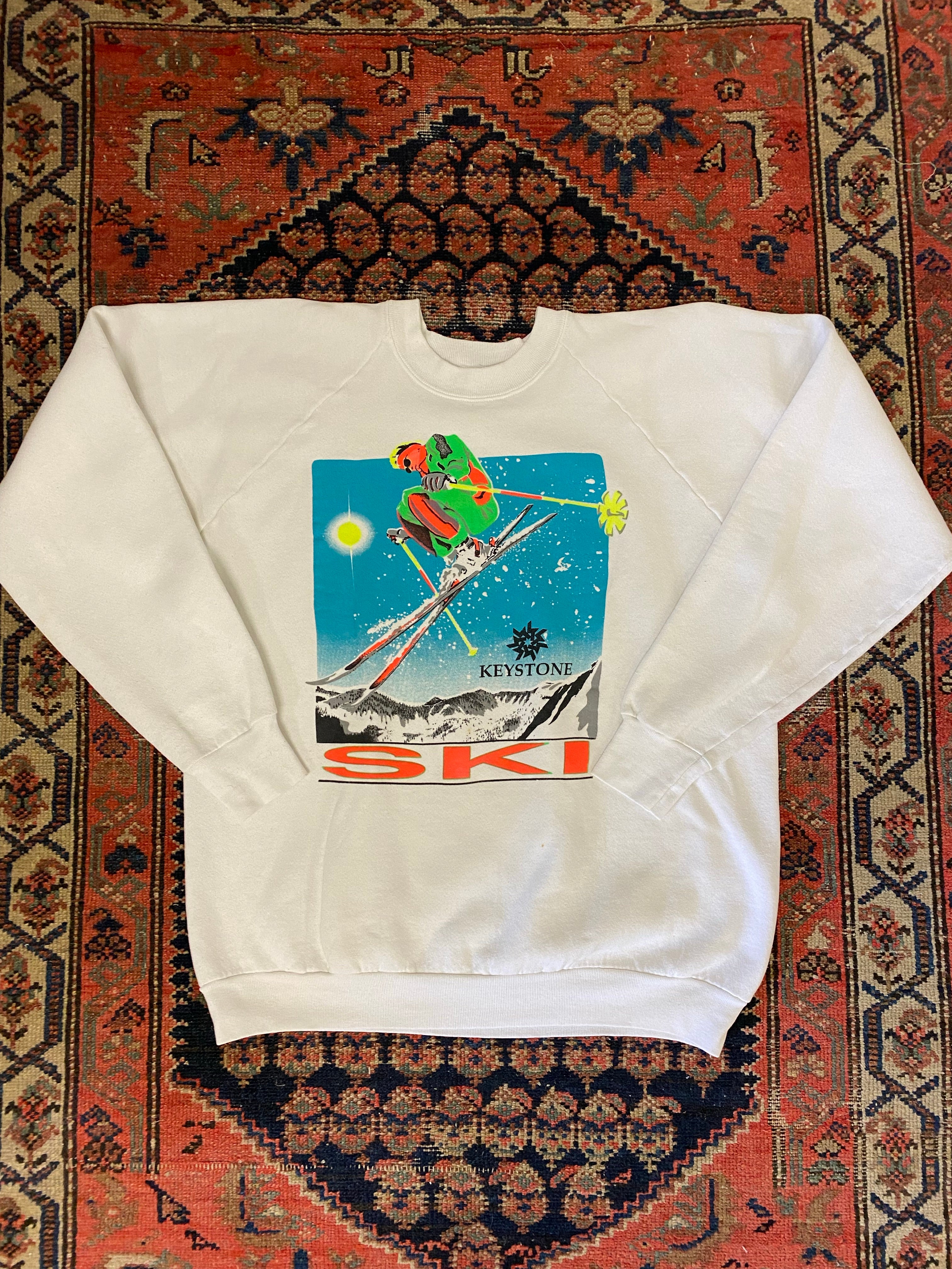 80s Ski Crewneck - M