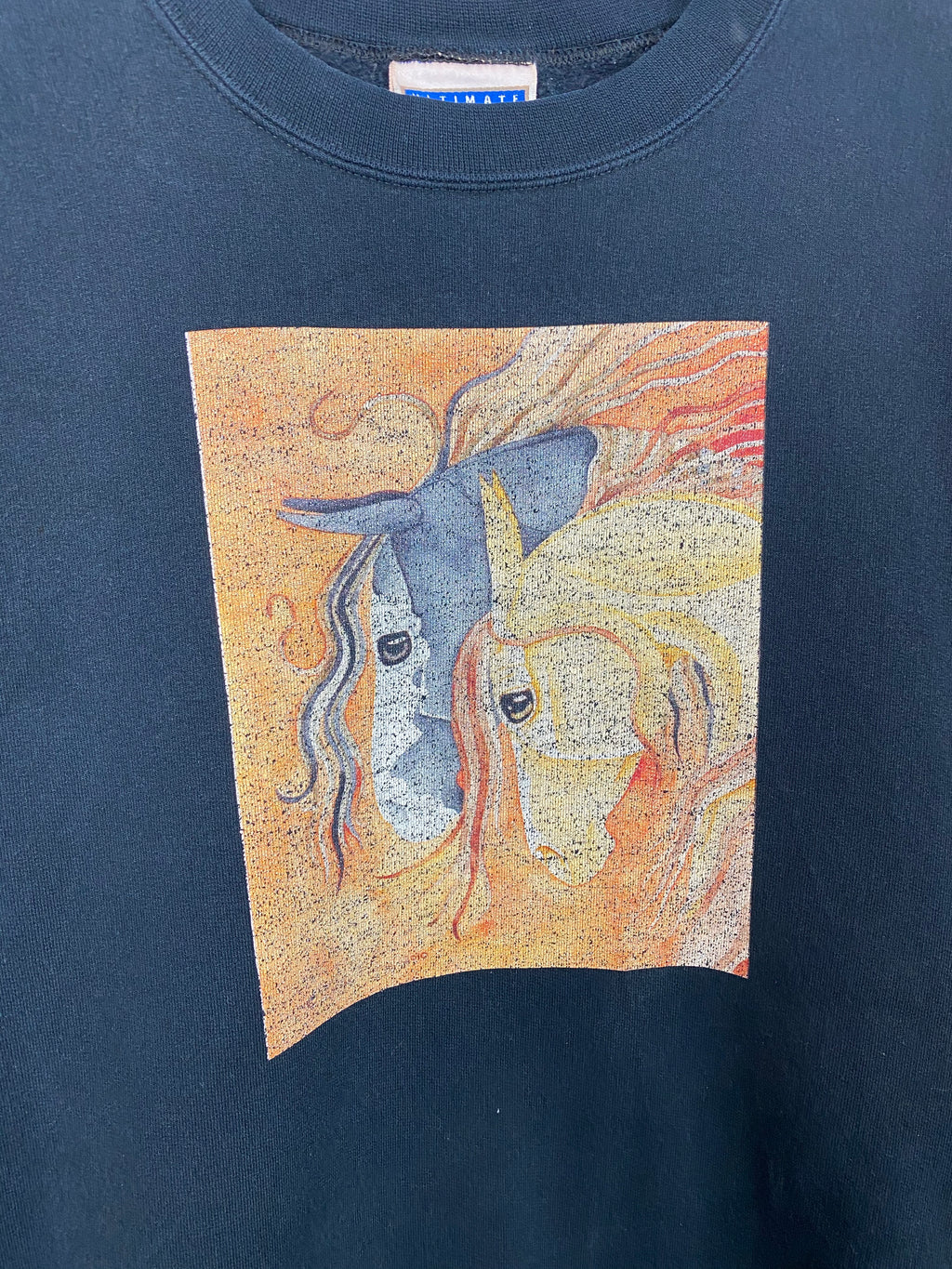 90s Horse crewneck - L