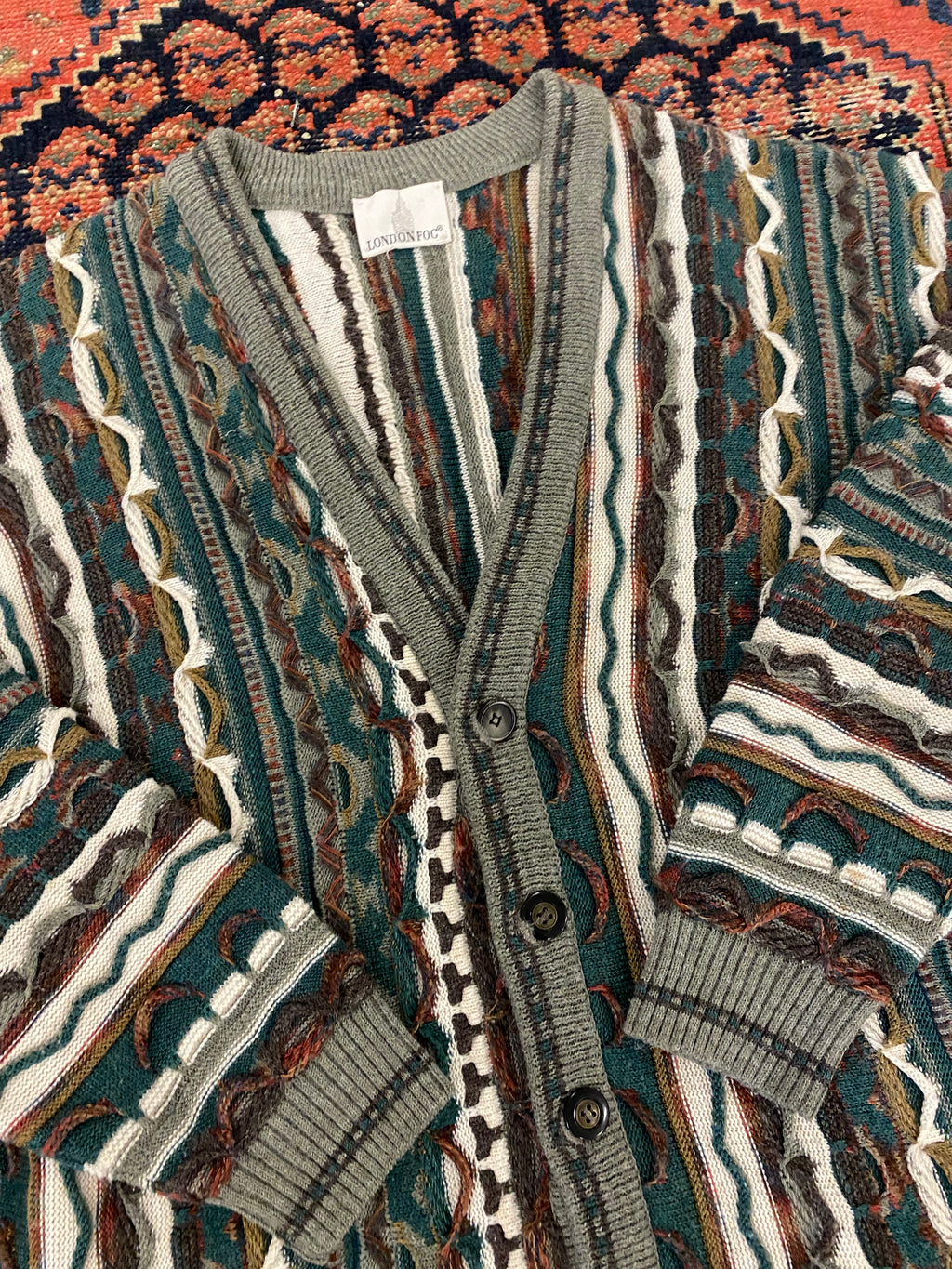 Vintage London Fog Cardigan - M